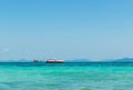 Classic tropical seascape with azure sea