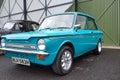 A classic Turquoise 1971 Hillman Imp, Brookland Museum, Weybridge, Surrey.