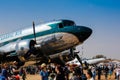 Classic Twin Prop Plane at Air Show