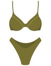 Classic two-piece swimsuit