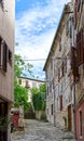 Classic typical street steeped in history in Pula, Croatia, Europe