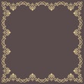 Floral Vector Fine Frame