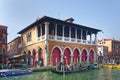 Gondolas and launches on the gran canal