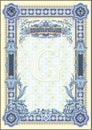 A classic vertical form for creating diplomas, certificates and other securities with Masonic symbols. Multicolor option.