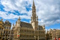 A classic view of Brussels Town Hall