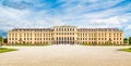 Classic view of famous Schonbrunn Palace, Vienna, Austria