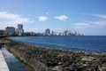 Classic view of the Havana skyline Royalty Free Stock Photo