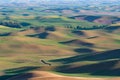 Rolling hills of the Palouse Region of Eastern Washington State Royalty Free Stock Photo