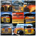 Classic Vintage Buses of Malta Collage