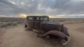 Route 66 - Arizona - New Mexico - Vintage travel Royalty Free Stock Photo