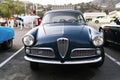 A classic vintage convertible car in the street in Los Angeles Royalty Free Stock Photo