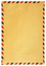 Classic vintage envelope isolated Royalty Free Stock Photo