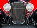 Classic Vintage Hot Rod Car Automobile front Royalty Free Stock Photo