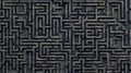 a classic vintage inspired labyrinth made out of stone, fantasy world, wallpaper style, ai generated image