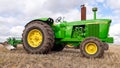 A vintage john deere 5020 tractor Royalty Free Stock Photo