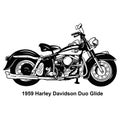 Classic Vintage Motorcycle - Vector Stencil, Silhouette, Vector Clip Art for tshirt and emblem