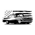 Classic vintage retro car vector design. Classic car, vintage style. hand draw sketch vector. vintage race car for printing.vector Royalty Free Stock Photo