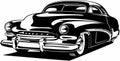 Classic vintage retro legendary American car Ford Mercury Coupe