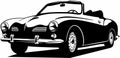 Classic vintage retro legendary Classic Car VW Karmann Ghia Royalty Free Stock Photo