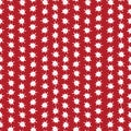 Classic vintage seamless pattern with polka dot, sun stars snowflake texture grunge crayons ink. red White background. Can be used Royalty Free Stock Photo