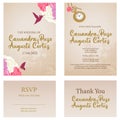 Classic and Vintage Wedding Invitation Template Theme