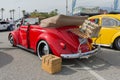 Classic Volkswagen Beetle Car on display Royalty Free Stock Photo