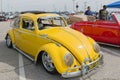 Classic Volkswagen Beetle Car on display Royalty Free Stock Photo