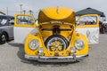 Classic Volkswagen Beetle Car on display Royalty Free Stock Photo