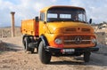 Classic Volvo Pickup Truck - Jerash, Jordan Royalty Free Stock Photo