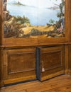 Classic wall painting in a Dutch museum Royalty Free Stock Photo