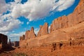 Classic Western Landscape in Arches National Park,Utah Royalty Free Stock Photo