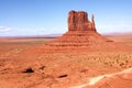 The Classic Western Landscape in Monument Valley ,Utah Royalty Free Stock Photo