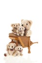 Classic wheel barrow full stuffed bears