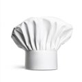 Classic White Chef Hat Isolated Royalty Free Stock Photo