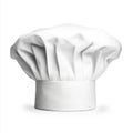 Classic White Chef Hat Isolated Royalty Free Stock Photo
