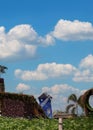 Classic Windmill on a garden