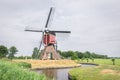 Classic windmill in western part of Holland