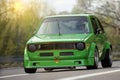 classic wolkswagen golf gti mk1 race-track tuned Royalty Free Stock Photo