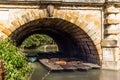 Classic wooden boats docked on the river in Oxford - 3 Royalty Free Stock Photo