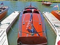 Classic Wooden Chris Craft Royalty Free Stock Photo