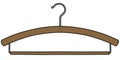 The classic wooden coathanger