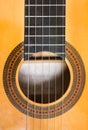 Classic wooden guitar Royalty Free Stock Photo