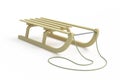 Classic wooden sled Royalty Free Stock Photo