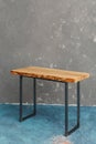 Classic wooden table built from furniture factory with raw and original premium cut of wood perfect for vintage home decor