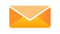 Classic Yellow Envelope Icon, symbolizing traditional mail, vector design Generative AI Royalty Free Stock Photo