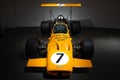 classic yellow Formula 5000 and Formula A 1969 McLaren M10A racing car