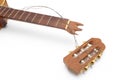 Broken Acoustic Guitar Royalty Free Stock Photo