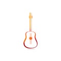 Classical acoustic guitar. Royalty Free Stock Photo