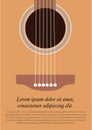 Classical acoustic guitar.