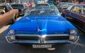 Classical american car Pontiac Bonneville 4th gen (B-body), facelift, 1967Ã¢â¬â1969 Royalty Free Stock Photo